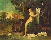 Dosso Dossi Circe and her Lovers in a Landscape